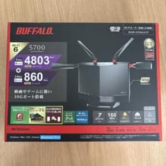 BUFFALO Wi-Fi 6 無線LANルーター 5700Mbps BUFFALO Wi-Fi 6 無線LANルーター 5700Mbps - メルカリ