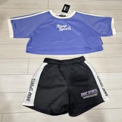 ANAP クロップド半袖Tシャツ ショートパンツ ジャージ上下セット アナップのサムネイル
