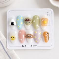 朝ごはんネイル｜3Dゆるかわ♡個性派ネイルチップのサムネイル