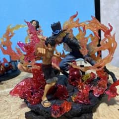 ワンピース ルフィ エース サボ 自作ジオラマフィギュアのサムネイル