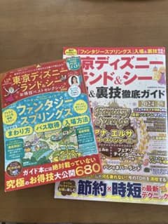 あいなママさん専用東京ディズニーランド&シーガイド 2冊セットのサムネイル