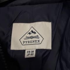 PYRENEX ネイビー ダウンジャケット FR 38 JP 40のサムネイル