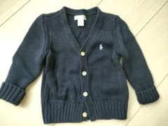 Ralph Lauren ネイビー ニットカーディガンのサムネイル