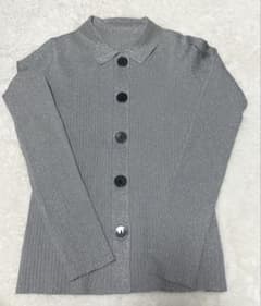 LOWRYSFARM ニットポロ フリーサイズのサムネイル