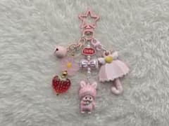 じゃらじゃらキーホルダー☆モンチッチ《ピンク》のサムネイル