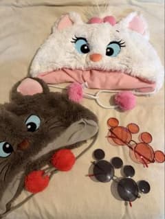 おしゃれキャット マリー ベルリオーズ ペア 被り物 コスプレ TDL TDS