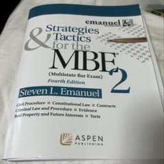米国司法試験 MBE対策 Strategies & Tactics 2のサムネイル