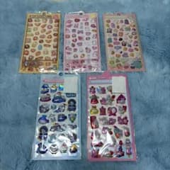 ぷくぷくシール 5枚セットのサムネイル