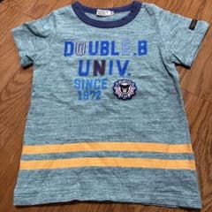 ミキハウス　美品　DOUBLE.B グリーン Tシャツ100のサムネイル