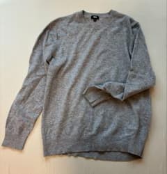 UNIQLO ユニクロ カシミヤ100％ ニット グレー メンズ XLのサムネイル