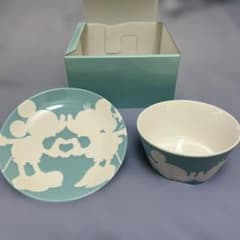 Disney 미키 & 미니 쌍 식기 세트 플레이트 그릇