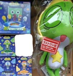 Sergeant Keroro Ichiban Kuji Prize A & Last One Prize Figure & Plush Toy Set