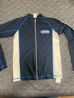 OUTDOOR ラッシュガード 160 ネイビー/グレー　美品のサムネイル
