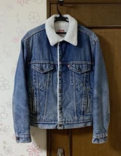 80s levi's シェルパ ボア デニム USA ヴィンテージ - メルカリ