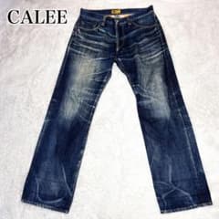 CALEE キャリー セルビッチ デニムパンツ L 日本製 赤耳 髭 蜂の巣 CALEE キャリー セルビッチ デニムパンツ L 日本製 赤耳 髭 蜂の巣