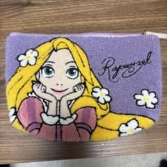 ラプンツェル ポーチ 刺繍 タオル地