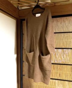 YAYA ニットワンピース ブラウン Sサイズのサムネイル