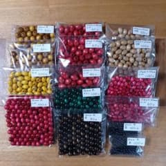 ウッドビーズまとめ売りのサムネイル