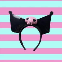 クロミ カチューシャ ブラック ピンク ハーモニーランドのサムネイル