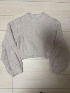 GRL シャギーニット クロップド丈 長袖のサムネイル
