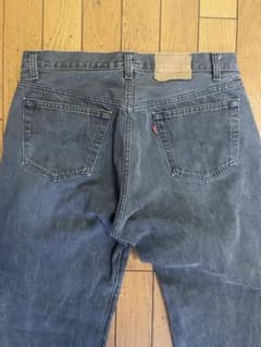80s 初期 先染め ブラック リーバイス 501 内股シングル W36 - メルカリ