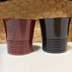 時代漆器北原久作根來塗片口徳利ぐい呑2点まとめてV 9927 | Buyee日本