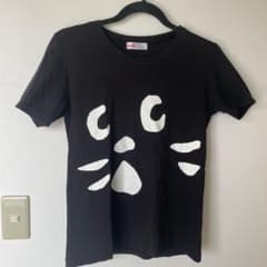 Ne-net にゃー Tシャツ 黒 サイズ2 日本製 猫フェイス - メルカリ