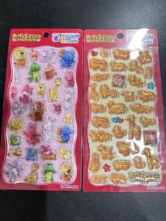 たべっ子どうぶつ♡チェリジェムステッカー♡【2点セット】のサムネイル
