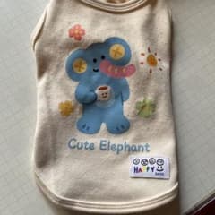 Cute Elephant 犬服 小型犬用のサムネイル