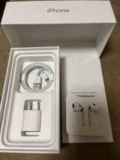 アップル純正　iPhone イヤホン 充電器のサムネイル