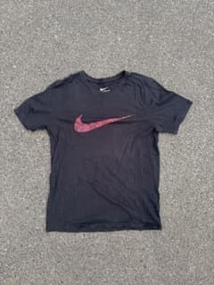 90s 00s Y2K Nike ナイキ センターロゴ デカロゴ Tシャツ 黒のサムネイル