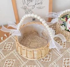 結婚式　リングガール/リングボーイ　かご　挙式のサムネイル