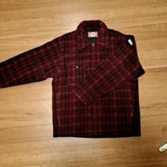 メンズ CONVERSE チェック柄 フリースジャケットのサムネイル