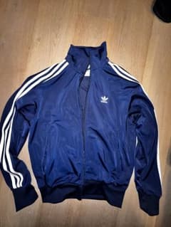 adidas ネイビー ジップアップジャケット短丈のサムネイル