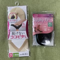 ココピタ 脱げないフットカバー ＆ Sylphy Fit かかとクッションのサムネイル