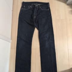 LEVI'S 501 ダークブルー ストレートデニム W32 L34のサムネイル