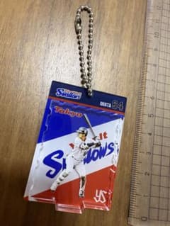 東京ヤクルトスワローズ 岩田幸宏選手64 写真入りキーホルダーのサムネイル