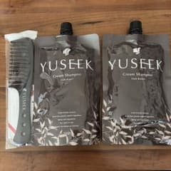 YUSEEK Cream Shampoo Dark Brown 350g x2個 - メルカリ