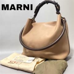 保管袋、タグ完備　MARNI マルニ 2Wayトートバッグ ハンドバッグ 肩掛け 保管袋、タグ完備 MARNI マルニ 2Wayトートバッグ ハンドバッグ 肩掛け