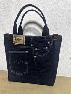 は*び様 デニムリメイク バッグのサムネイル