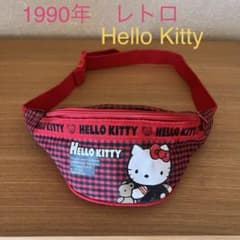 レトロ サンリオ ハローキティ ウエストポーチ 1990年製 - メルカリ