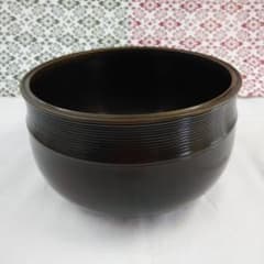 茶道具 唐銅(からかね)建水 口糸目 鍋長色 - メルカリ