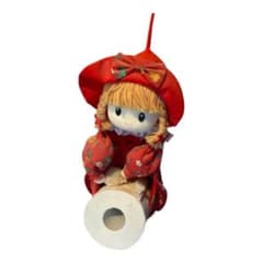 昭和レトロ 人形 トイレットペーパーホルダーのサムネイル