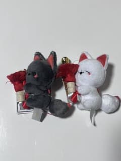 【2種セット】かみさまキツネとサラリーマン おまいり マスコットキーホルダー