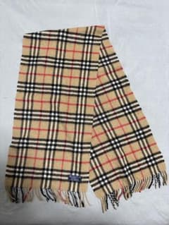 Burberrys カシミヤ100% マフラー ノバチェックのサムネイル