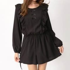 Ank Rouge ジョーゼットフリルコンビネゾン  新品タグ付 アンクルージュのサムネイル