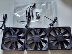NZXT 120mm ケースファン 3個セット 未使用品 黒のサムネイル