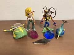 クラッシュ バンディクー ココ アクション フィギュア 2体セット クラッシュ バンディクー ココ アクション フィギュア 2体セット