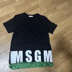 MSGM 裾レースTシャツ - メルカリ
