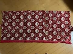 ハルぱぱ様専用出品‼️金華山‼️新格子赤　レッド　寝台後カーテン　バックカーテンのサムネイル